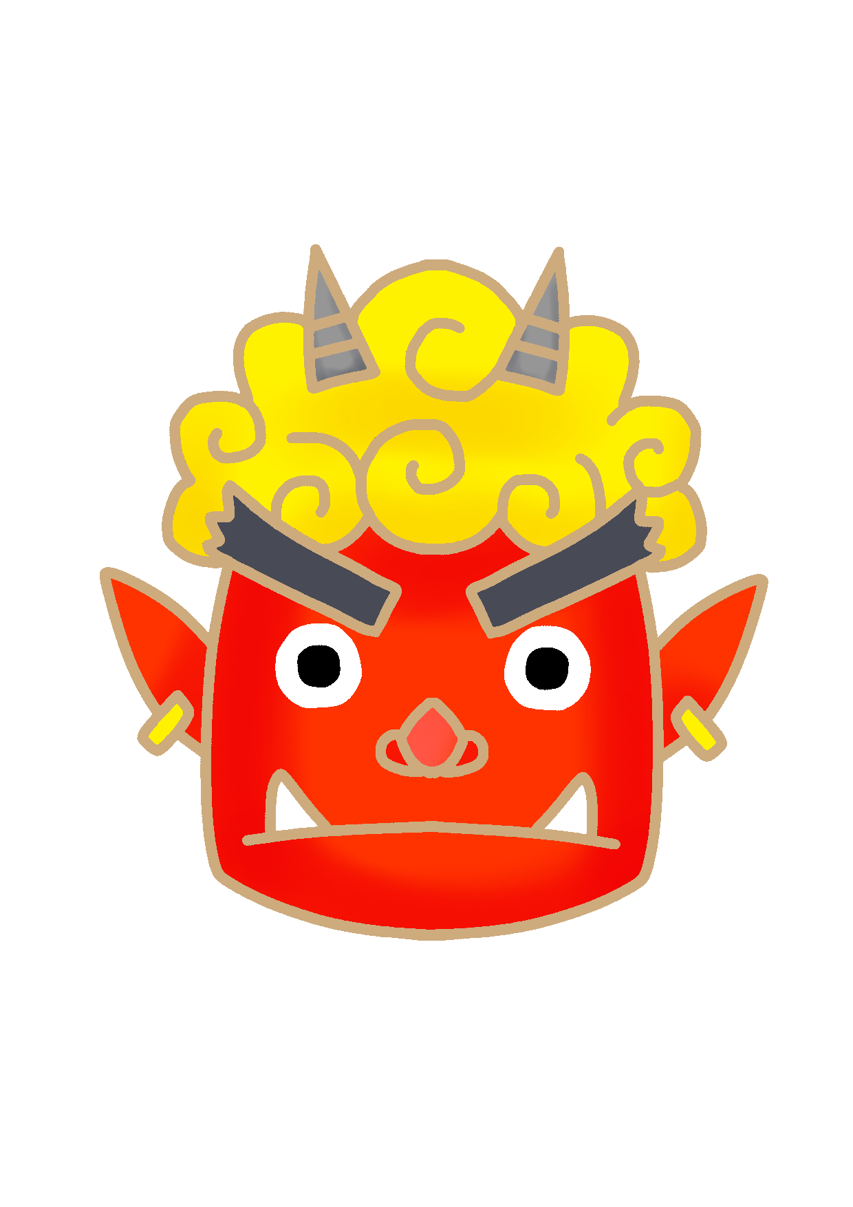 おにのイラスト素材