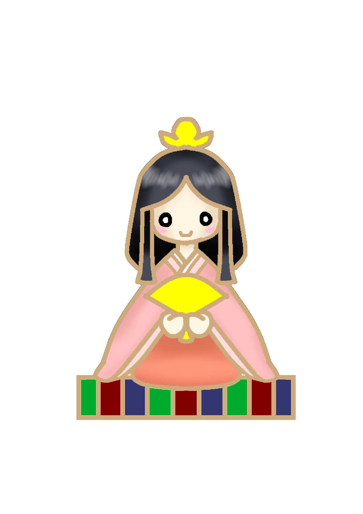 おひなさまイラスト素材