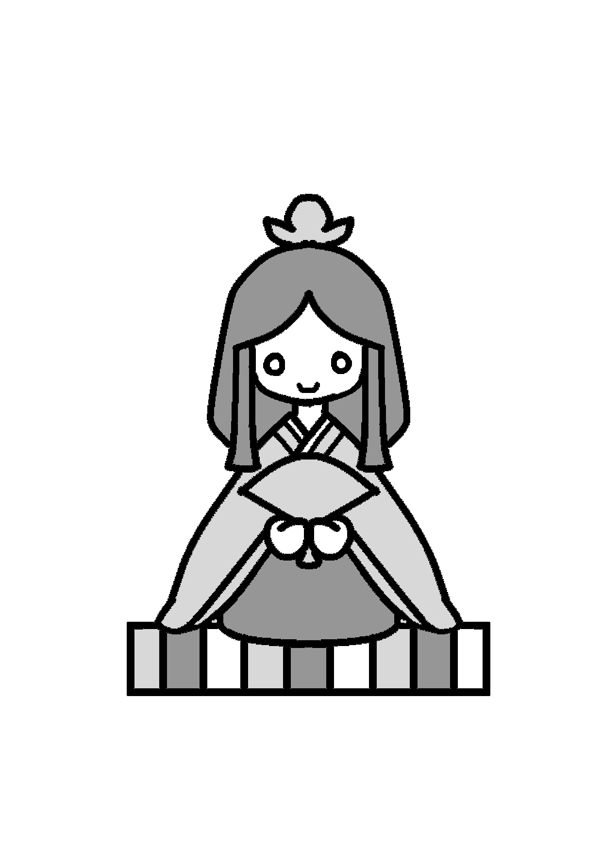 おひなさまイラスト素材