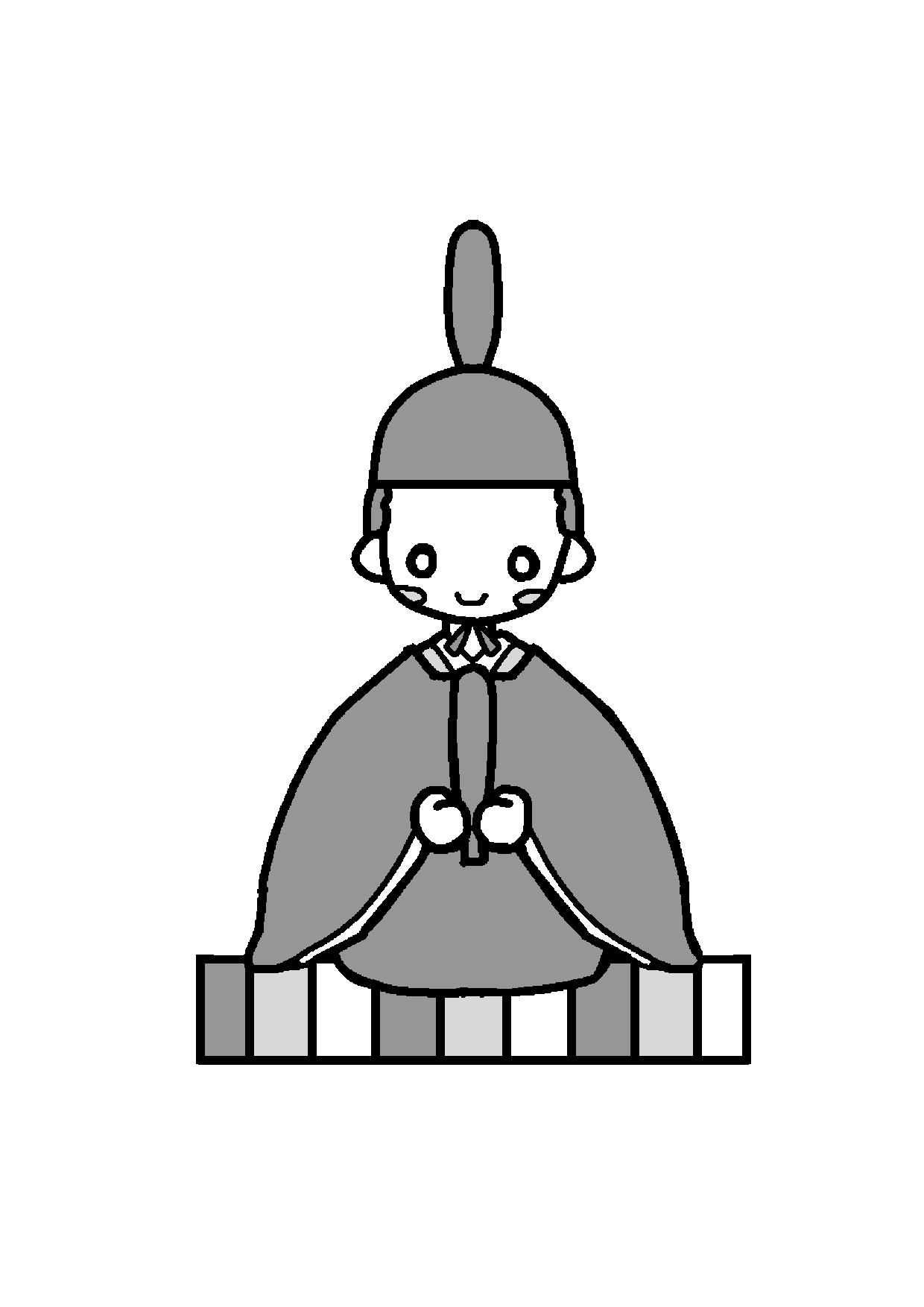おだいりさまイラスト素材