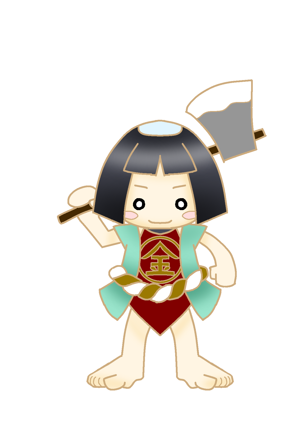 きんたろうのイラスト素材
